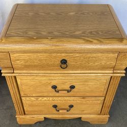  Oak Nightstand / End Table by BlackHawk