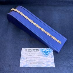 Bracelet Evil Eye 🧿 10k Diamonds  real natural 💎