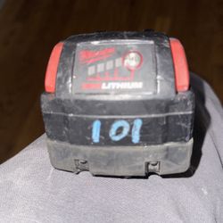 Milwaukee 5.0 Battery Used