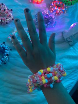 Handmade candi cuff bracelets