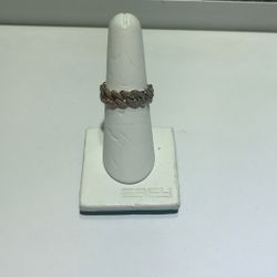 10 Kt Gold Multicolor Ring W/ Diamonds Size 6 2.7 DWT 