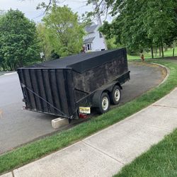 12’ X 6’ Open Trailer With High Walls And Gate