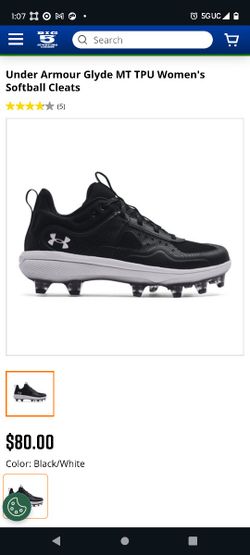 Women's Armour Cleats $45- New Size 8 Woman