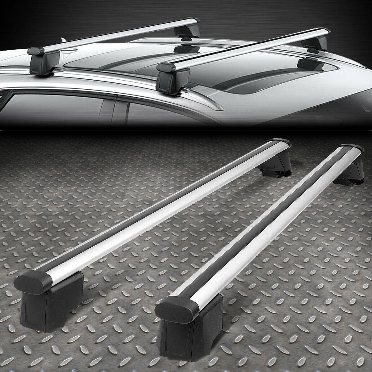 Audi Q5 (2009-16) OEM Roof Rack Cross Bar Set, Part #8R0071151F