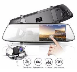 Dash camera with reverse camera