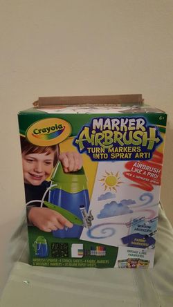 Crayola Marker Air Brush Turns Markers into Spray Art