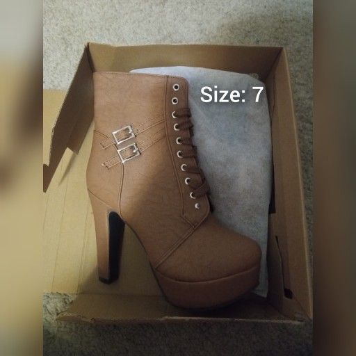 Women Platform Heels Boots