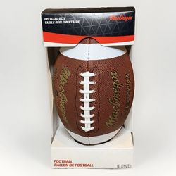 MacGregor Official Size Football – New in Box First Down Game Ball
