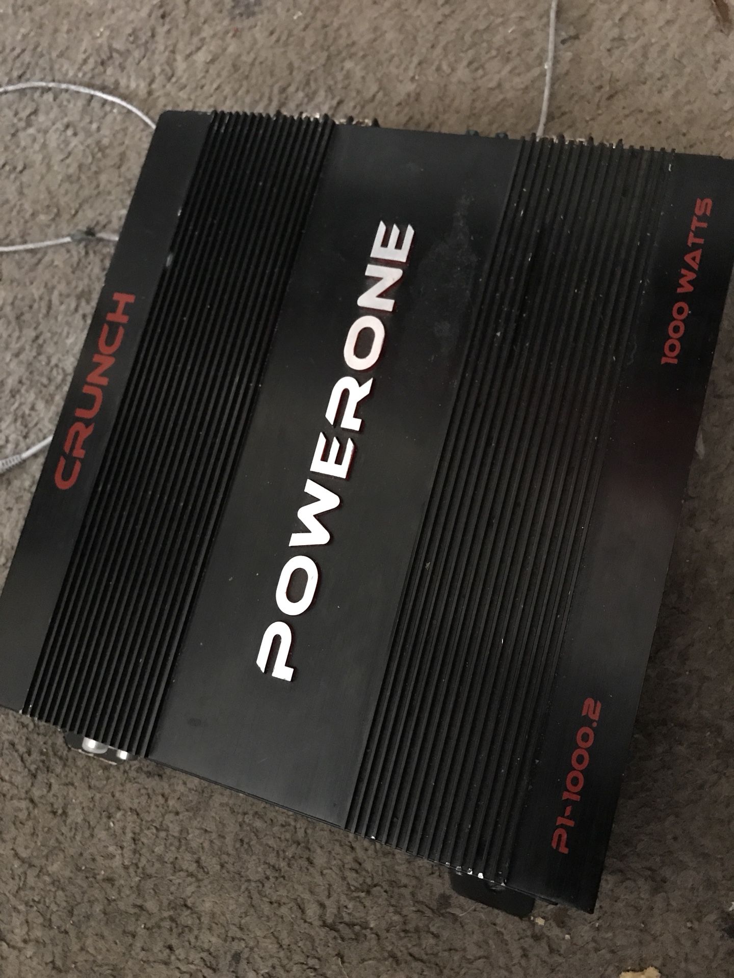 CRUNCH POWERONE “1000watt” AMP