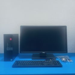 Dell OptiPlex 5040 Small Form | 27-inch FHD Monitor | 3.6GHz i7-6700 | 16GB RAM | 256GB NVMe SSD | Windows 11 Pro