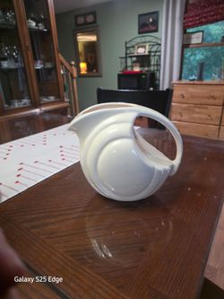 Art deco ceramic pitcher