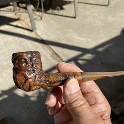 Vintage Hand Carved Pipe