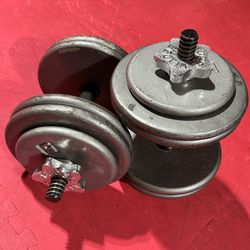 Adjustable Dumbbells - 110 Lbs - 6 in 1