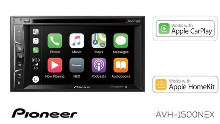 Pioneer AVH-1500NEX double din car stereo apple CarPlay WITH INSTALLATION