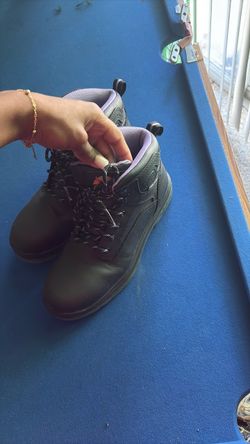 Brahma Steel-Toe Work Boots – $25  Black Brahma work boots in good, lightly used condition. Clean and ready for a new owner. Great for warehouse, cons
