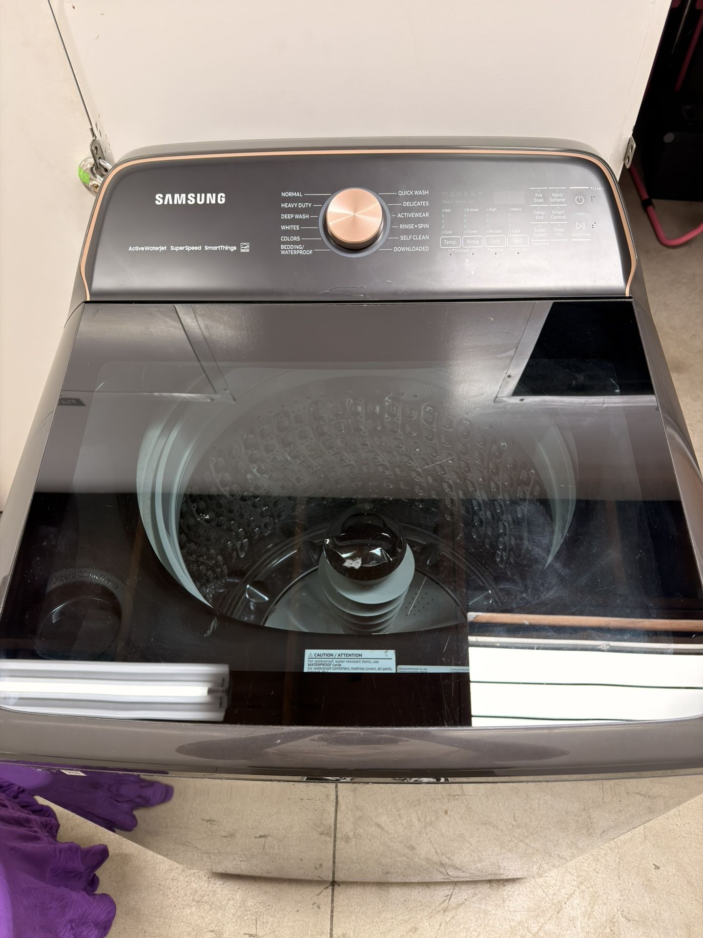 Samsung 5.5 Cu.ft Washer / Samsung Dryer 7.4 Cu.ft