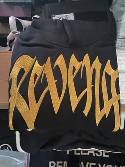 Revenge Gold Embroidered Hoodie XL (New)