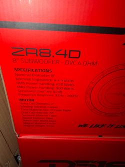 8inch sub woofers