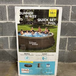 Summer Waves Quick Set 14 Ft Swimming Pool - 1 Available