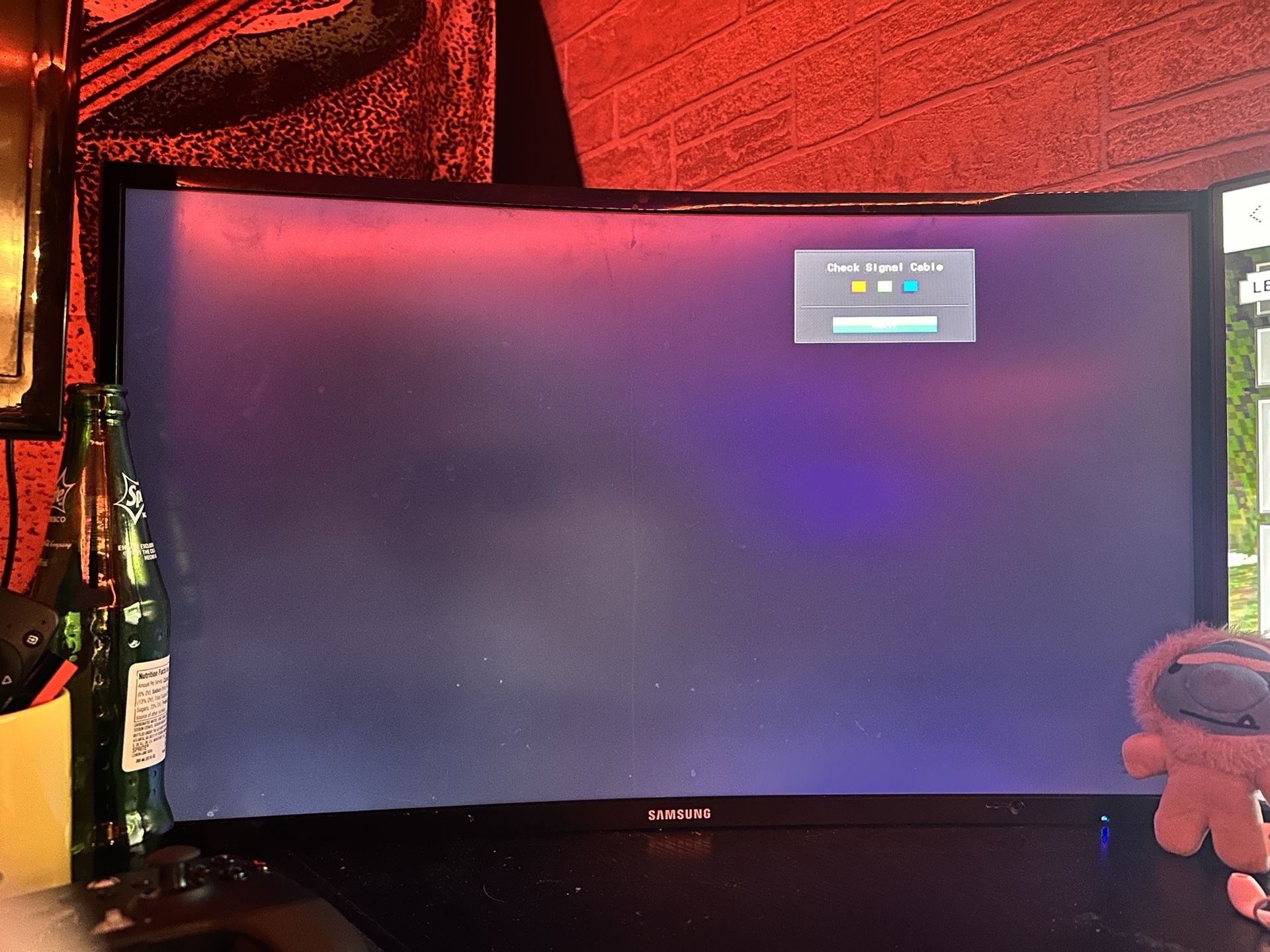Samsung 27” curved monitor