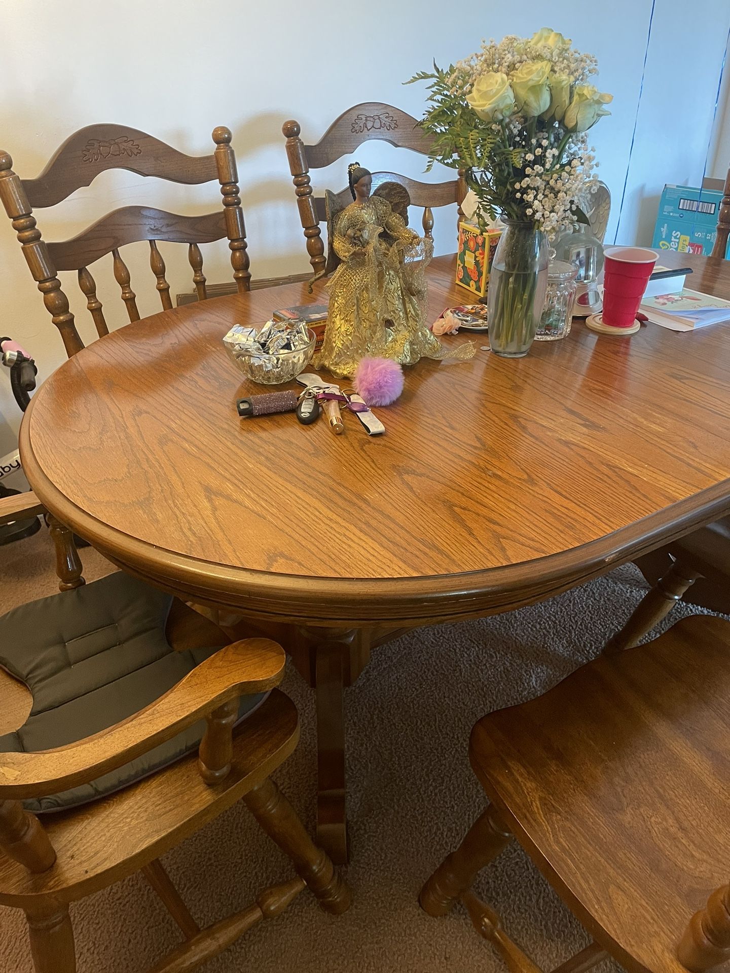 Wood Dining Room Set