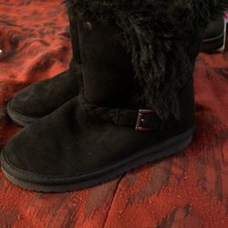 Girls Boots With Fur 