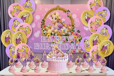 Disney Rupunzel Tangled Princess theme birthday party decorations