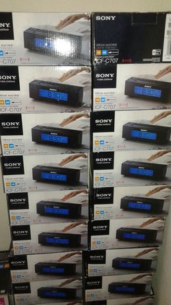 Alarmas y radio am y fm sonics nuevos baratas cada uno
