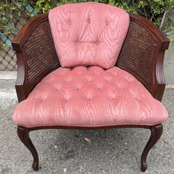 Beautiful Vintage Cane Back Chair 