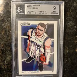2024-25 Prizm Luka Doncic Manga #19 SSP BGS 9 Mint RARE POP 1 Lakers Mavericks 