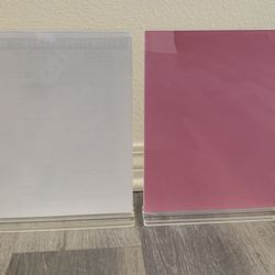 Premium Heavy Duty Acrylic Sign Holders—Set of 2