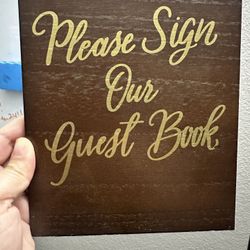Guest Book Sign For Wedding