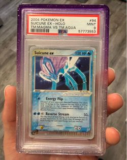 Pokemon PSA 9 TMTA Suicune Ex Mid Era