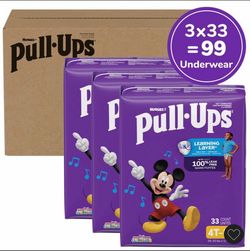 Pull-Ups size 4T–5T (99 count)