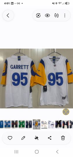 MYLES GARRETT #95 RAMS JERSEY