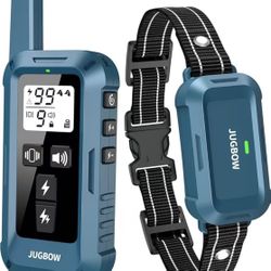 4200FT Dog Training Collar with Remote, IPX8 Waterproof Electric Collar with 4 Training Modes, Security Lock, Rechargeable e-Collar for All Breeds, Si