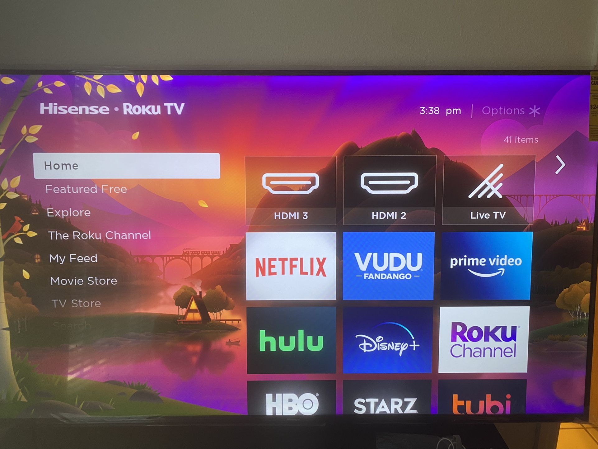 58’ Hisense Roku Tv