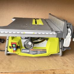 RYOBI 15 Amp 10 in. Compact Portable Corded Jobsite Table Saw with 