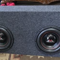 2 10"  SUBS  Amp And Truck Box