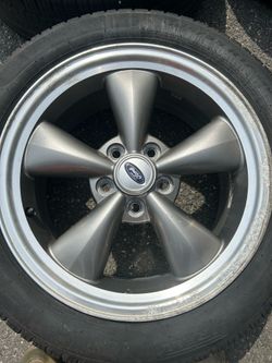 5x4.5 17” Mustang Rims w/ Newer Tires