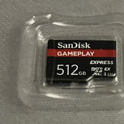 SANDISK 512GB GamePLAY microSD Express Card