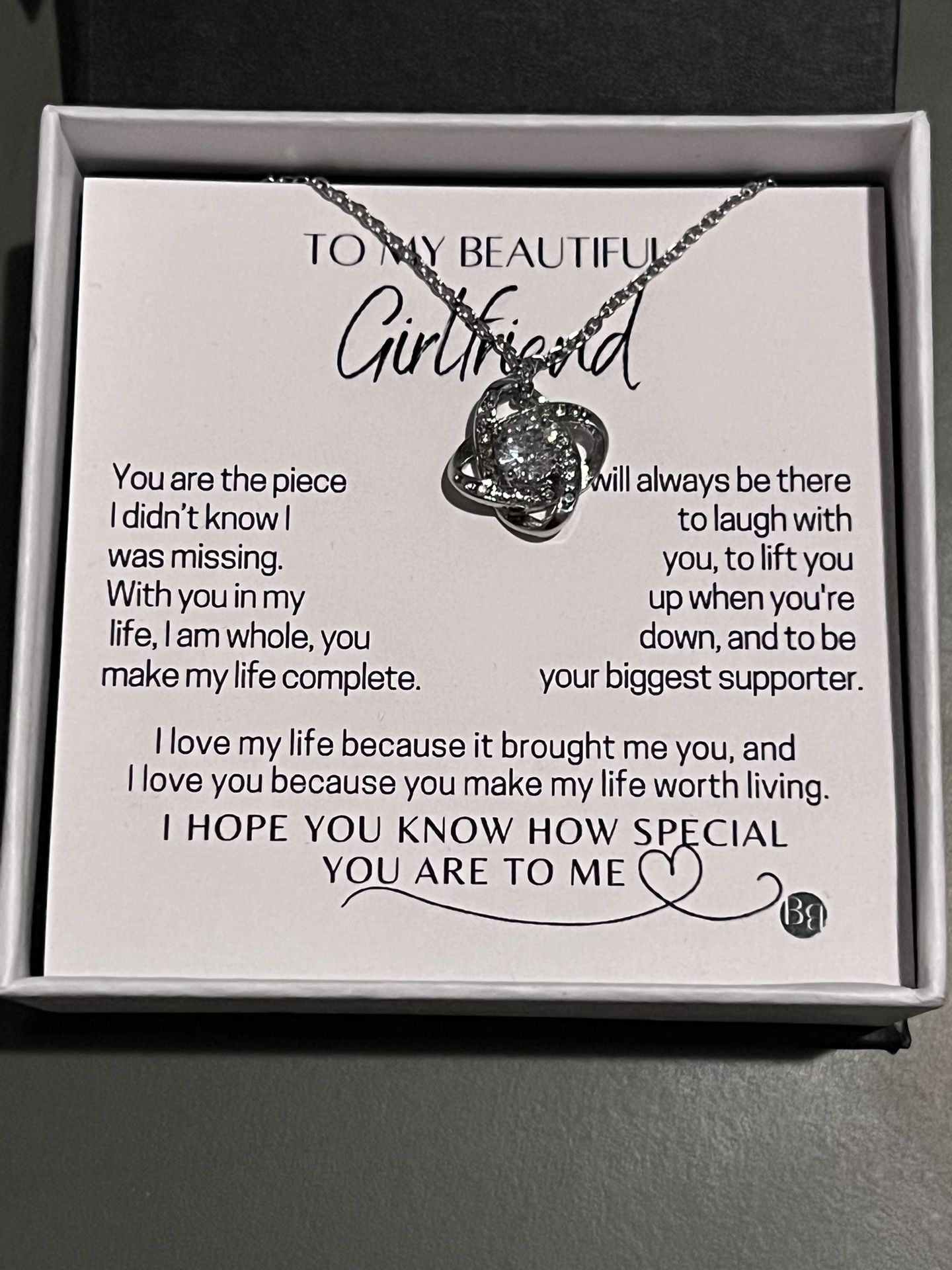 Necklace for Girlfriend for Christmas, Birthday, or annivesary
