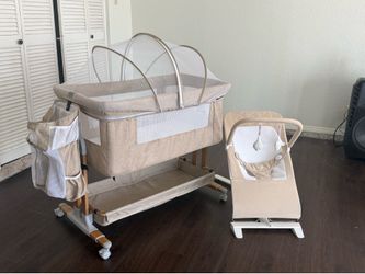 Bassinet and bouncer