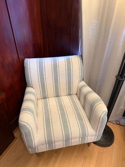 Striped Arm Chair