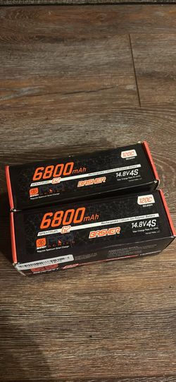 (2) 4s 6800mah Spektrum G2 Smart Batteries