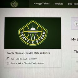 Valkyries!  Seattle Storm vs Golden State Valkyries