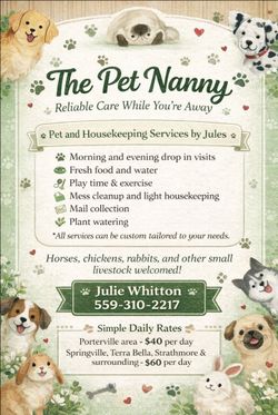 Pet Nanny Services