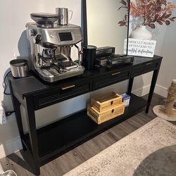 Console table with drawers