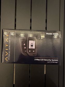 Avital 3308L 2way car alarm system