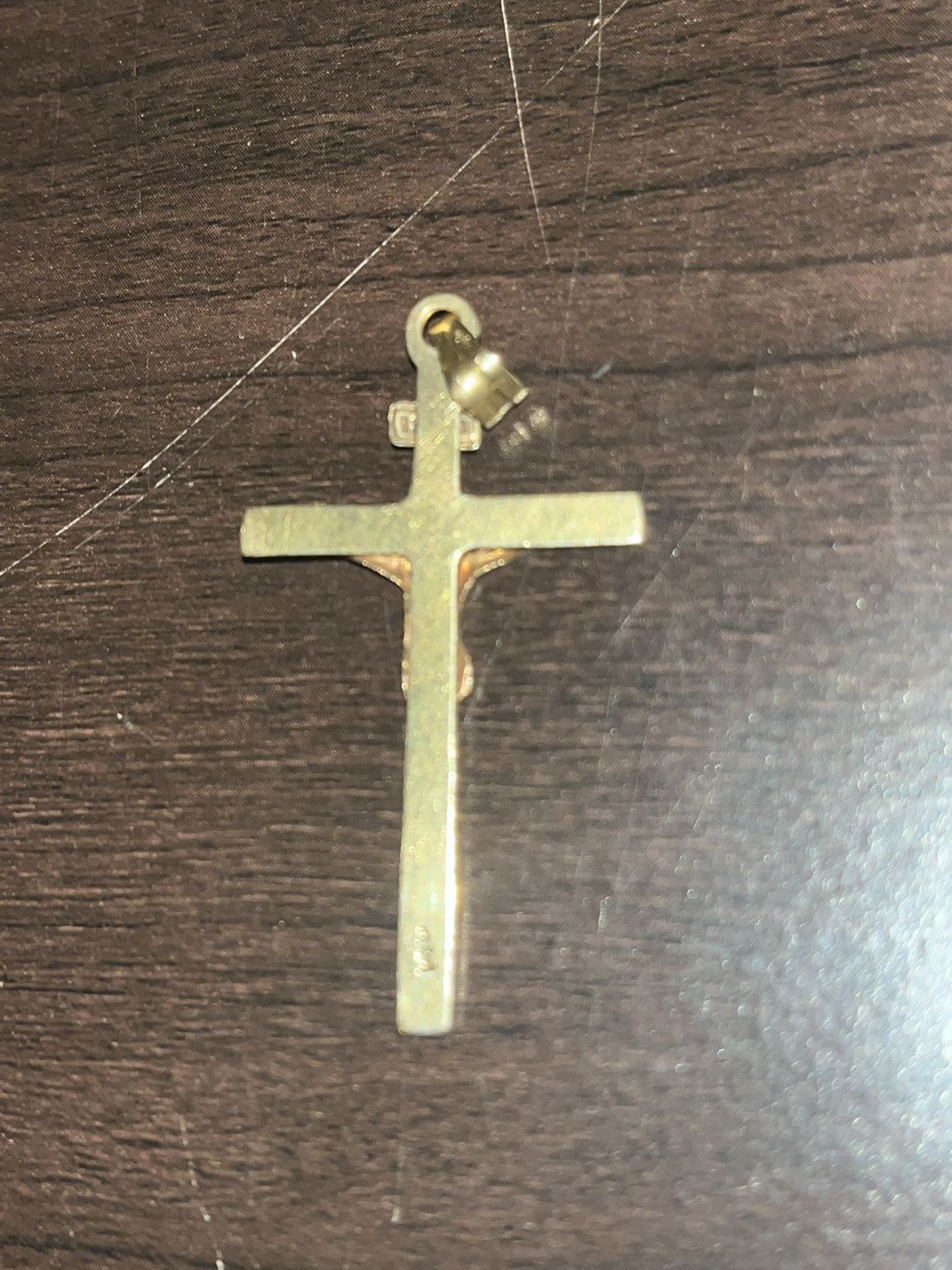 Jesus Cross Pendant 14k